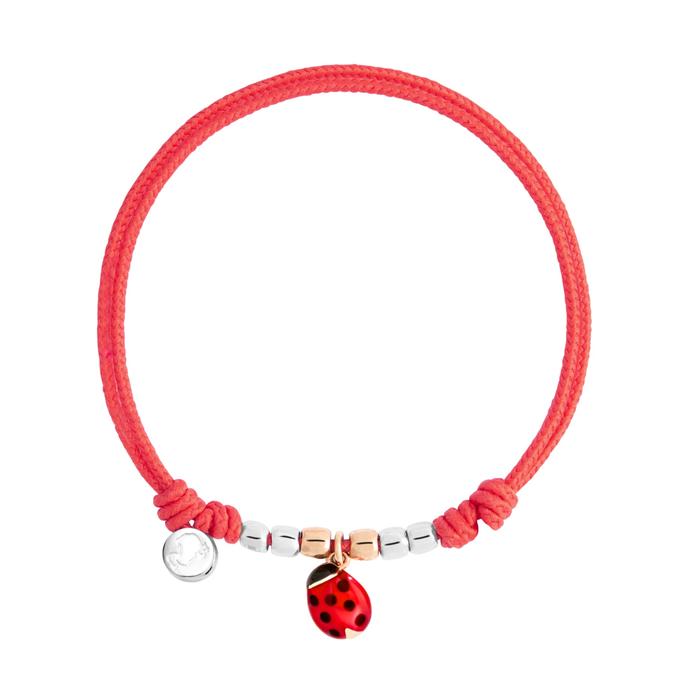 BRACCIALE CORDINO COCCINELLA