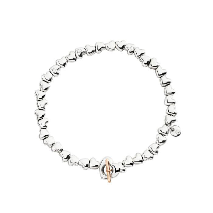 BRACCIALE CUORE ARGENTO