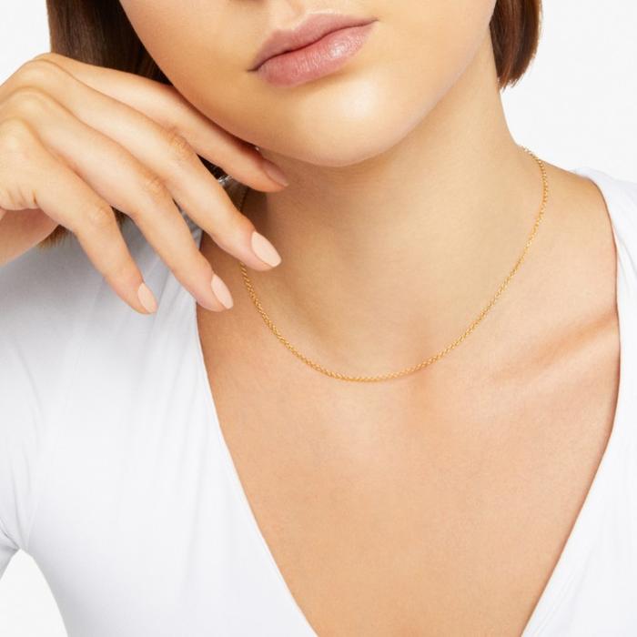 COLLIER ESSENTIELS EN OR JAUNE