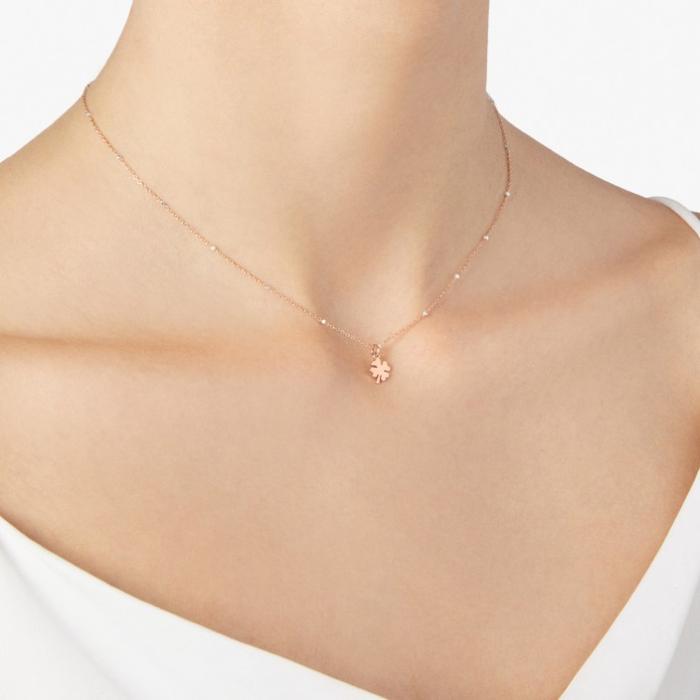 MINI FOUR-LEAF CLOVER NECKLACE