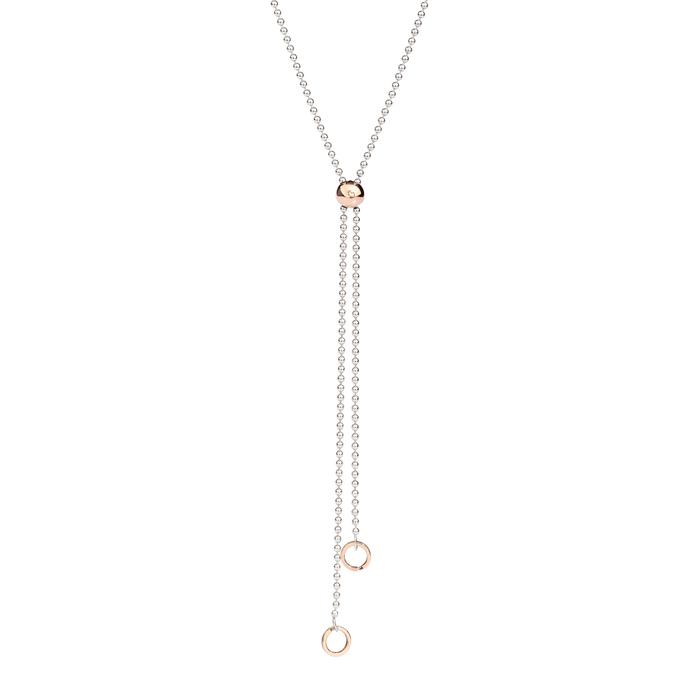 COLLANA LARIAT BOLLICINE