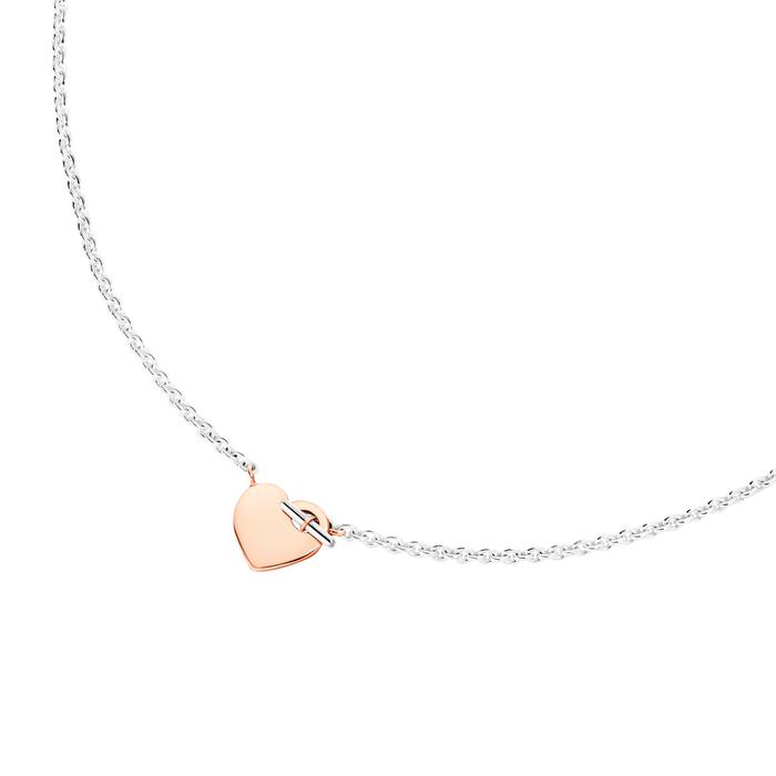 TBAR HEART NECKLACE