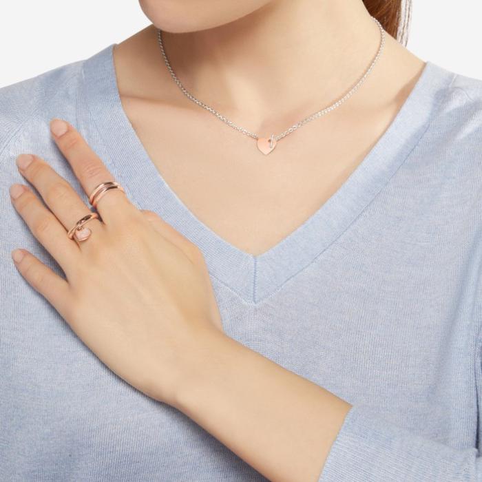 COLLIER COEUR TBAR