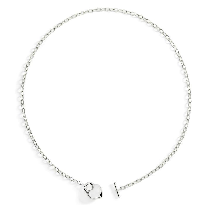 COLLANA CUORE BOLD ARGENTO