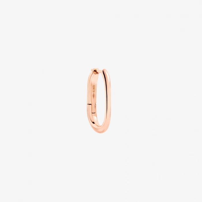 ESSENTIALS ROSE GOLD HOOP EARRING