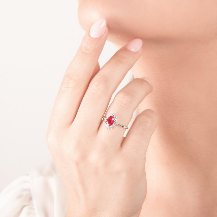 ANELLO RUBINO E BR
