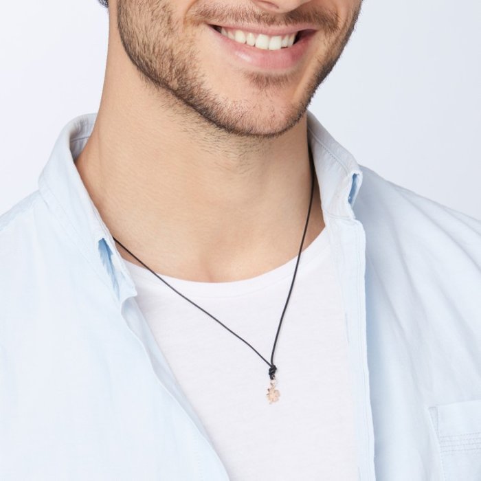 PENDENTIF TRÈFLE À QUATRE FEUILLES