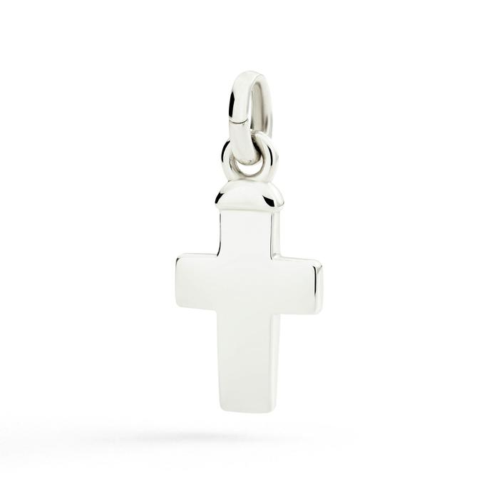 CIONDOLO MAXI CROCE ARGENTO