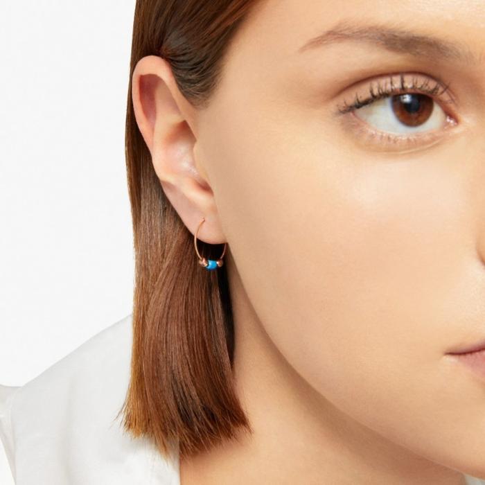 Orecchini hoop mini granelli