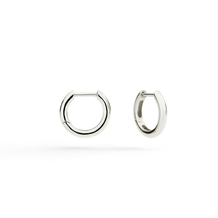 ORECCHINI HOOP ESSENTIALS ARGENTO