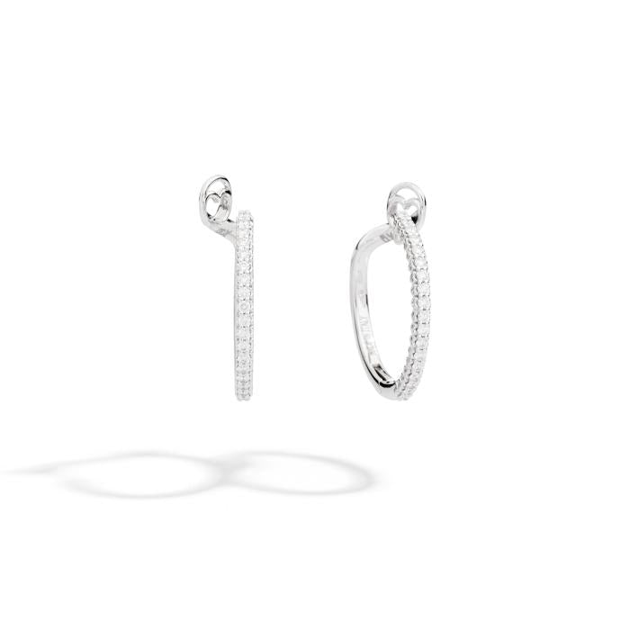 Orecchini cerchi anniversary glam br 0.38