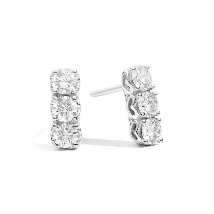 Orecchini trilogy anniversary brillanti 0.47
