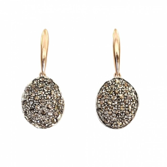 Orecchini pendenti toppe ovali