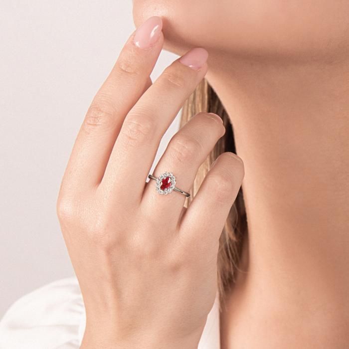 Anello rubino e br