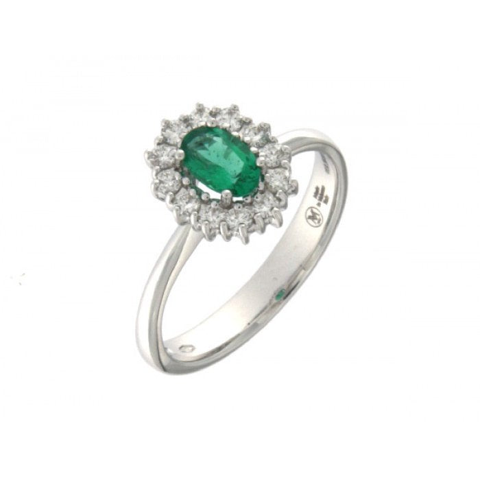 Anello smeraldo e br