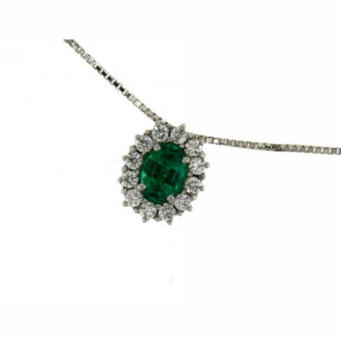 EMERALD AND BR CHOKER