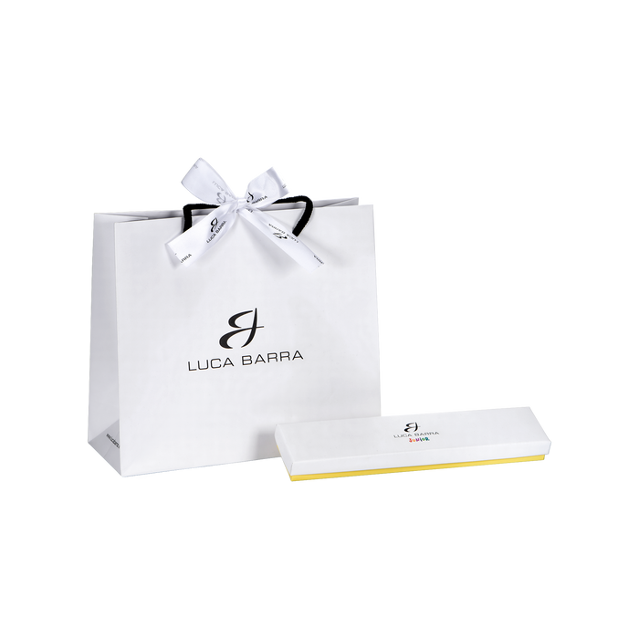 BRACCIALE BAMBINO IN ACCIAIO CON EMATITE GRIGIA E TIMONE