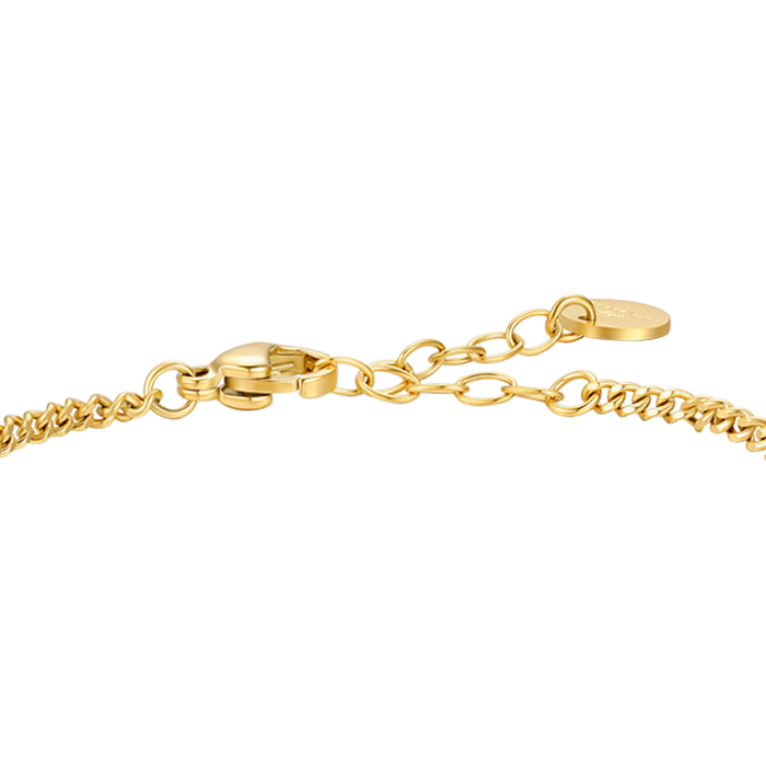 BRACCIALE BAMBINO IN ACCIAIO IP GOLD CON PIASTRA