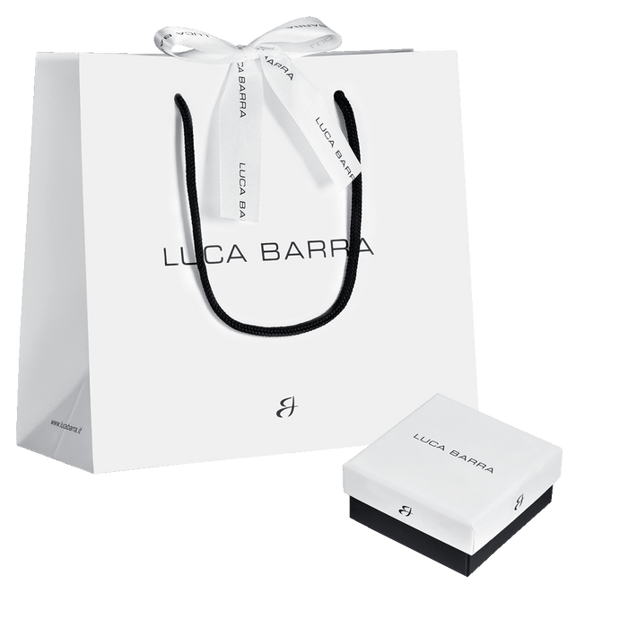 ORECCHINI BAMBINA IN ACCIAIO ANGELO CON ZIRCONE BIANCO