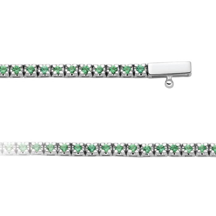 Bracciale Tennis smeraldi