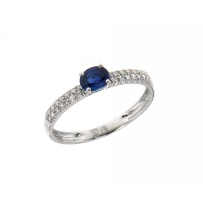 Bague saphir et laiton