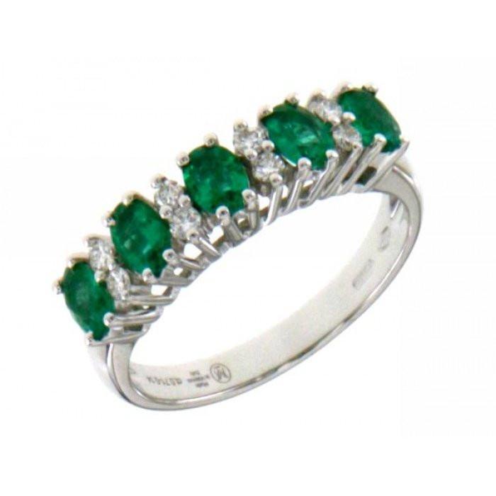 ANELLO SMERALDI E BR