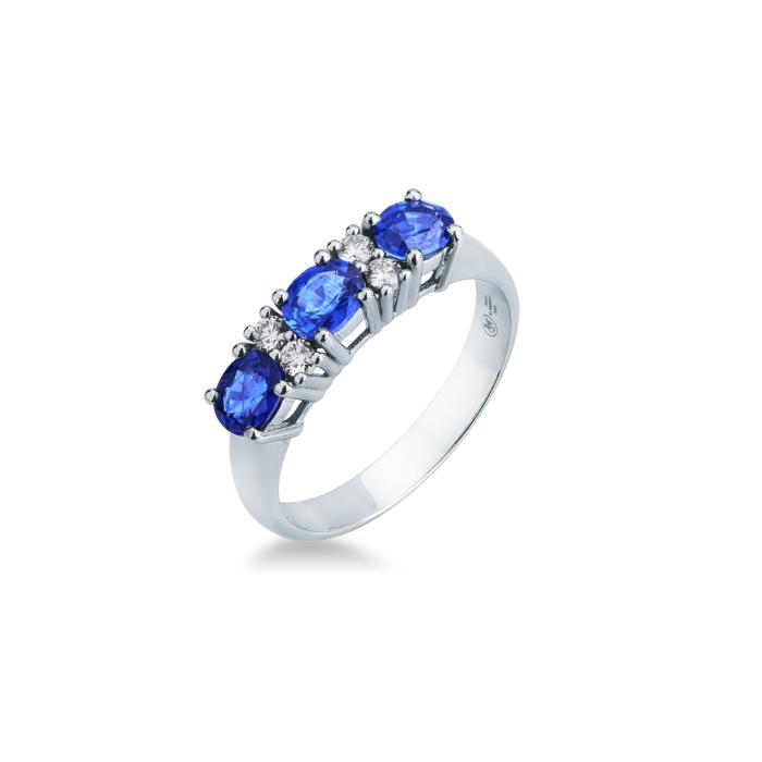 ANELLO ZAFFIRI E BR