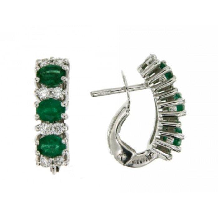 Orecchini smeraldi e br