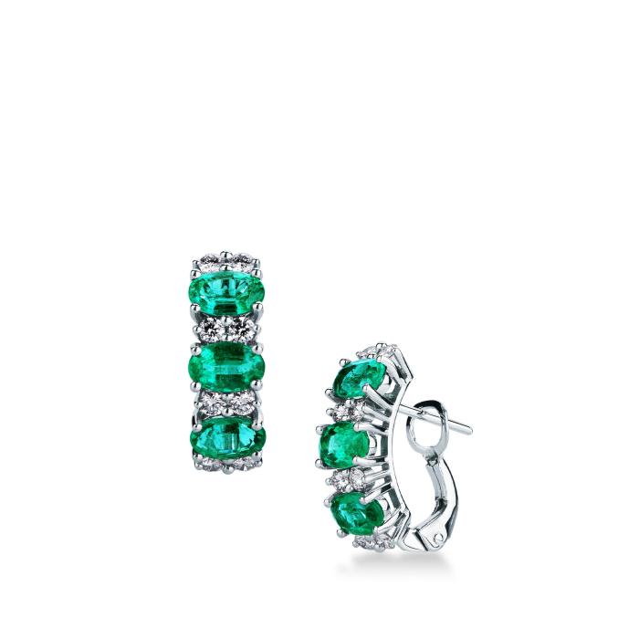 Orecchini smeraldi e br