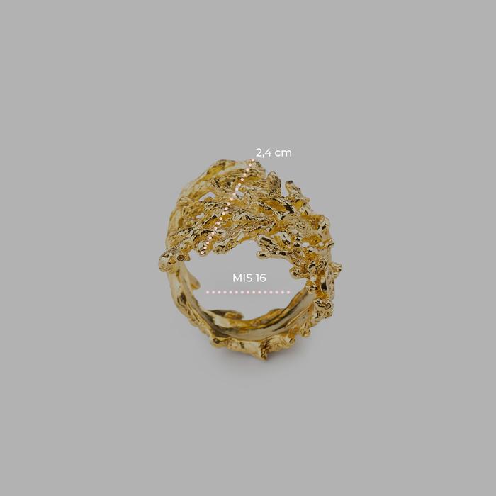 Gold Coral Ring