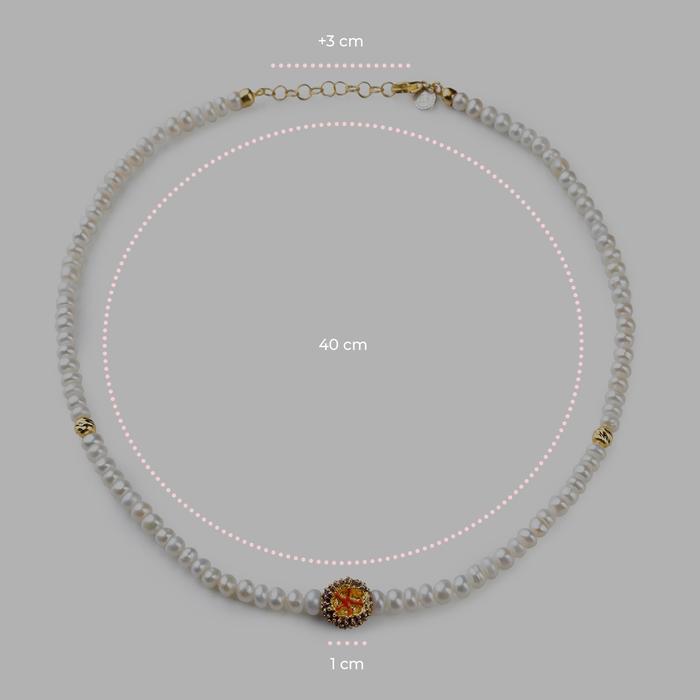 Collana Perle Riccio