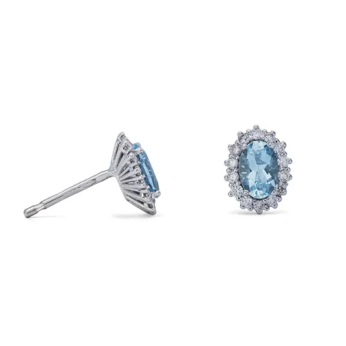 Aquamarine earrings