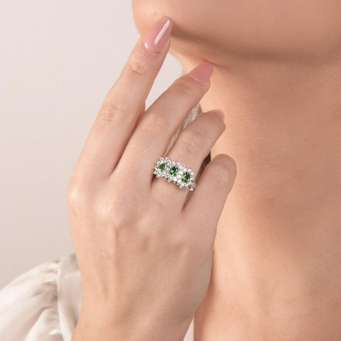 ANELLO SMERALDI E BR