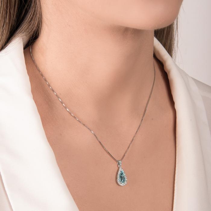 GIROCOLLO ACQUAMARINA E BR