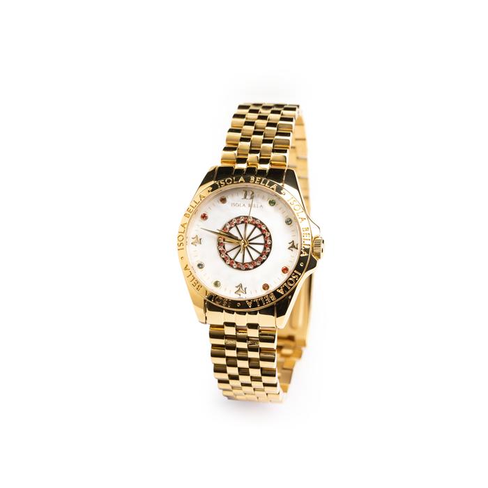 Gold Wheel Watch