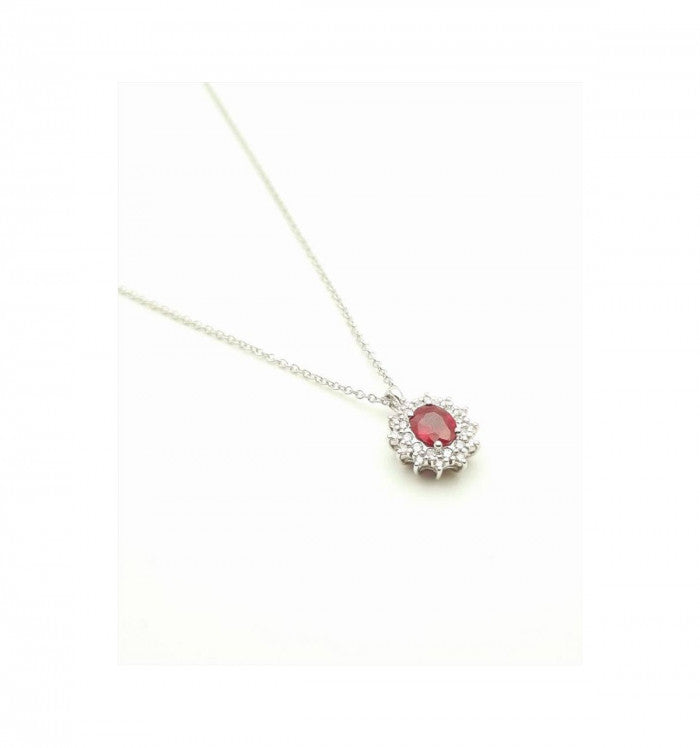 Ruby camellia choker 0.45 round br 0.14