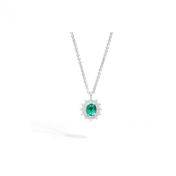 Emerald camellia choker 0.39 br 0.13