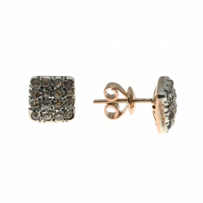 Boucles d'oreilles carrées