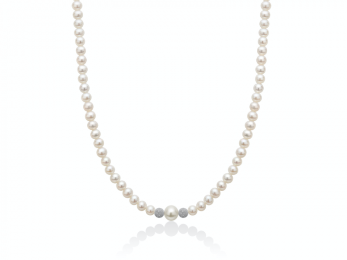 Collier ras du cou en perles