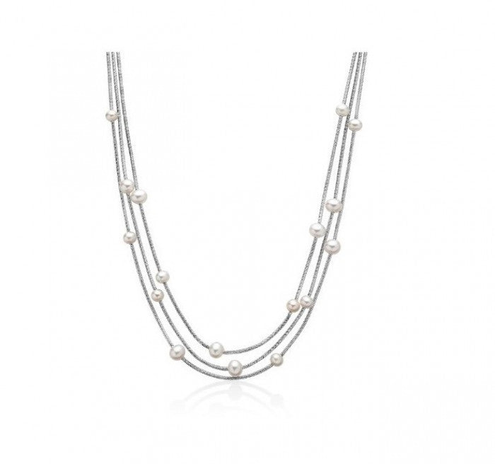 Collier ras du cou en perles