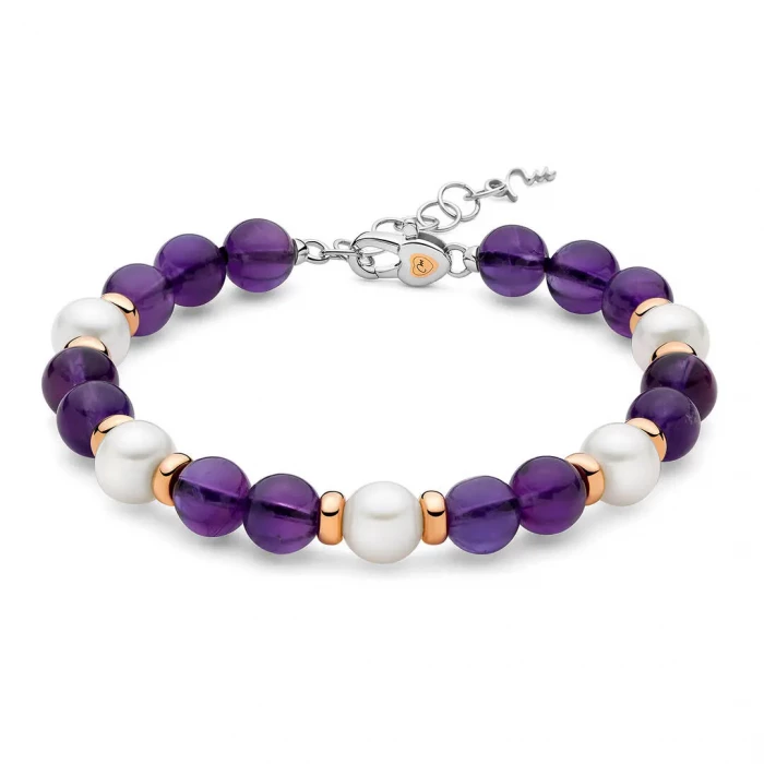 Collier ras du cou en améthyste