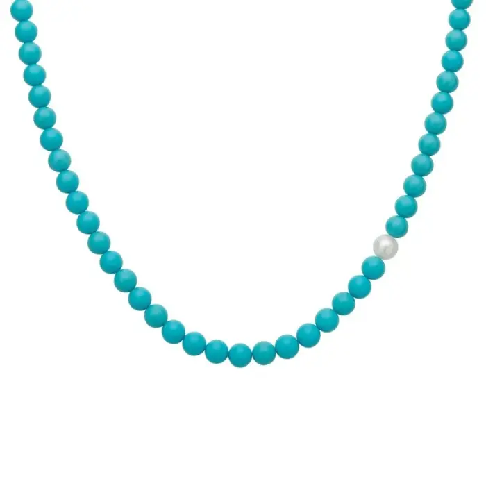 Collana pasta di turchese