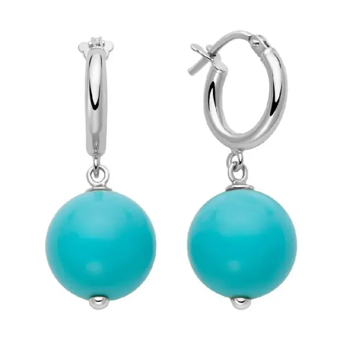 Orecchini Pasta di turchese