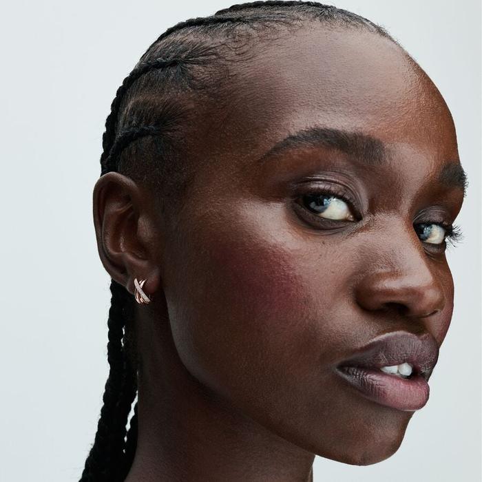 Intertwined Lines Hoop Earrings