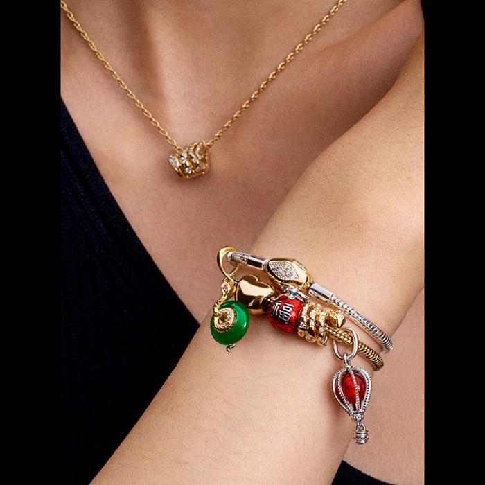 Charm Pendente Mongolfiera Rossa