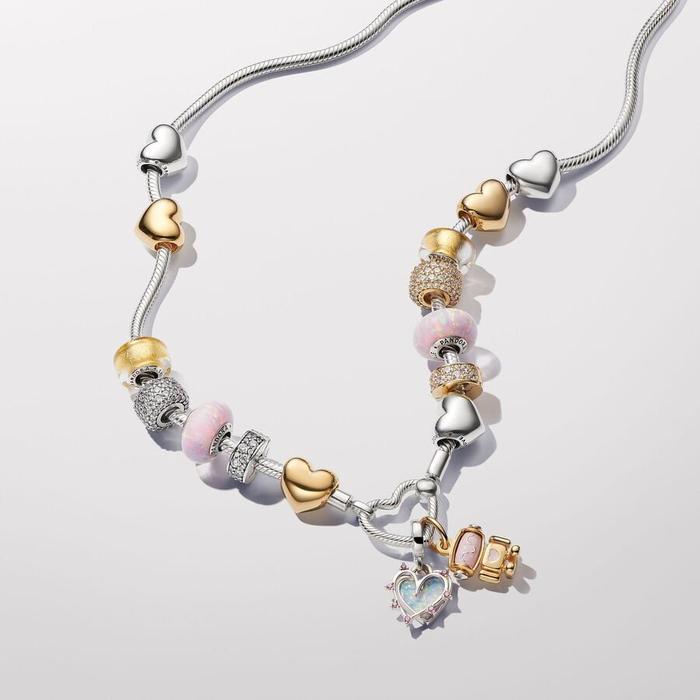 Pendentif Charm Robot avec Tête Rotative