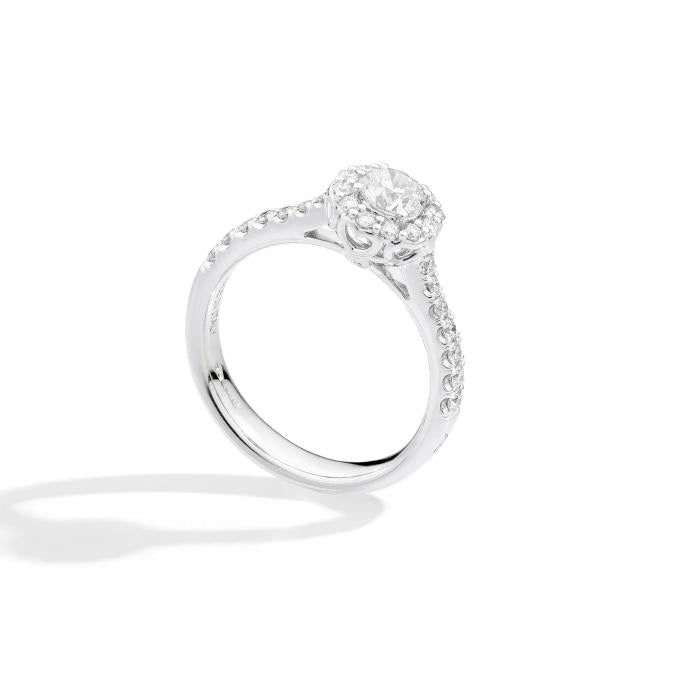 Anello halo solitario br 0.55