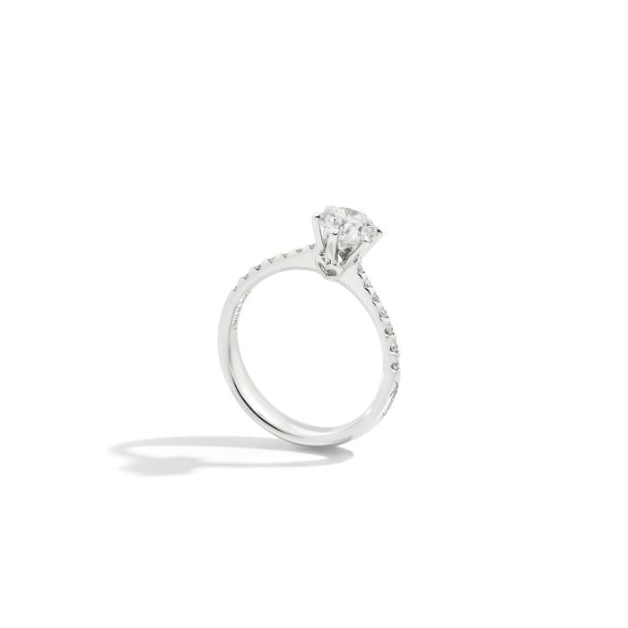 Anello anniversary solitario br 0.31