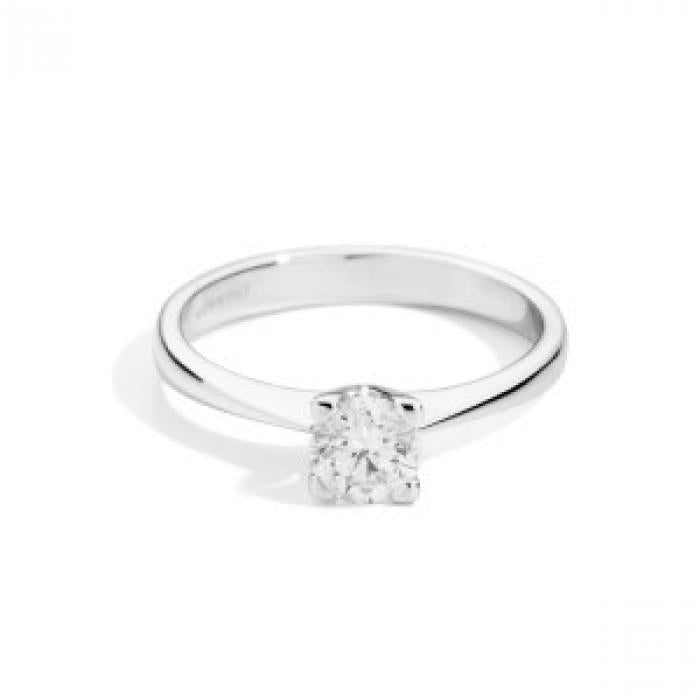 Anello maria teresa solitario br 0.34