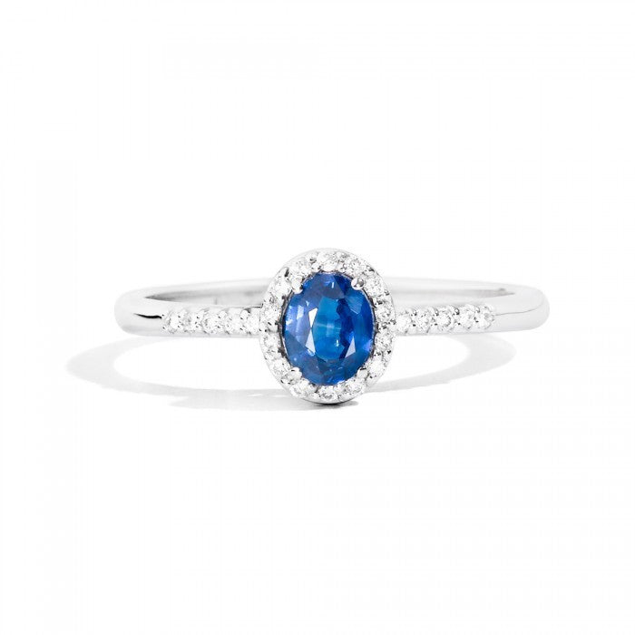 Sapphire Iris Ring 0.47 br 0.10